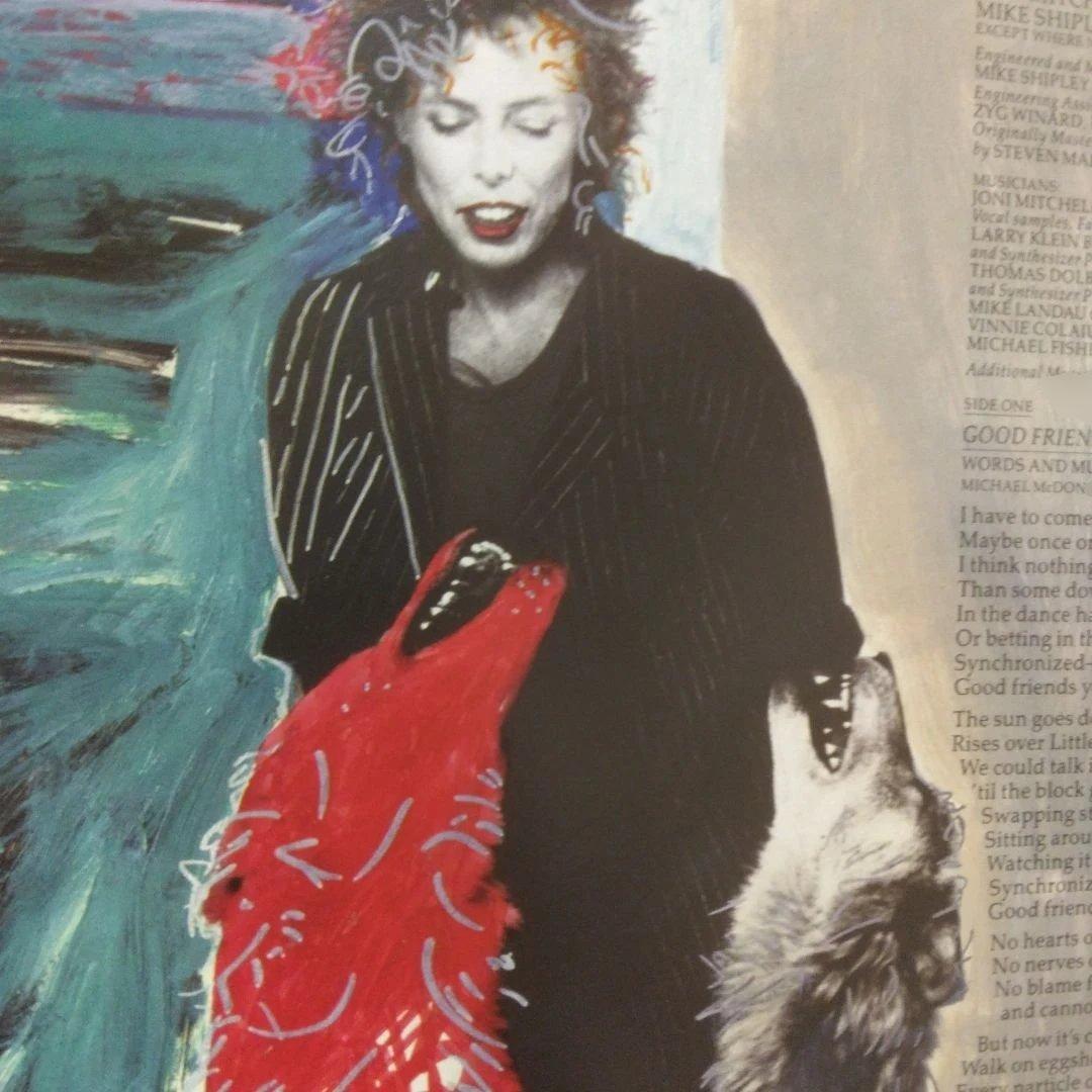 Joni Mitchell Dog Eat Dog LP 1985 Japanese Domestic Vinyl with Postcard Used | Japansoundstore