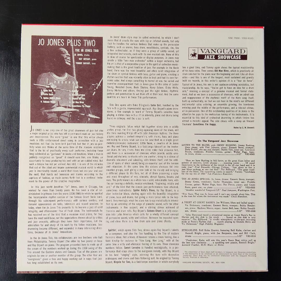 Jo Jones "JO JONES PLUS TWO" Jazz Vinyl Record, Japan Import, VG Condition | Japansoundstore