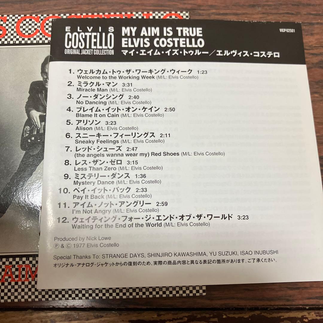 Elvis Costello - My Aim Is True CD Japan Press Mini LP Sleeve Edition