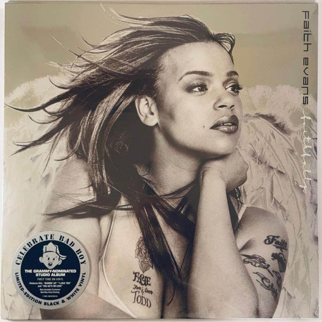 Faith Evans - Faithfully Limited Edition Black & White Vinyl LP R&B Soul