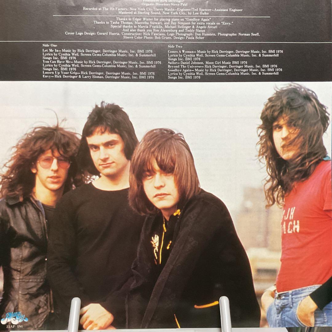 Derringer - Derringer LP 1976 Japan Vinyl Blue Sky Record w/ Obi & Poster