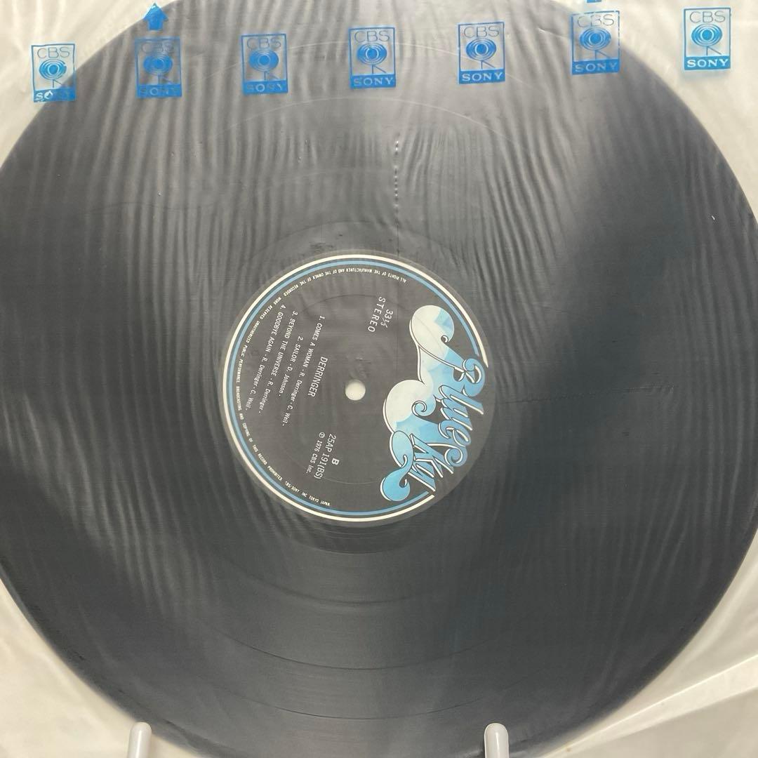Derringer - Derringer LP 1976 Japan Vinyl Blue Sky Record w/ Obi & Poster