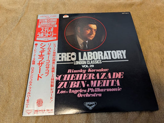 Rimsky-Korsakov Scheherazade Zubin Mehta LA Phil Japan Vinyl LP Stereo Laborator