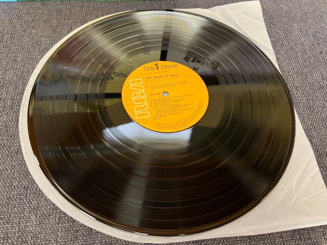 The Sound of Music Original Soundtrack LP 1972 Japan RCA SX-227 W/ Obi Poster