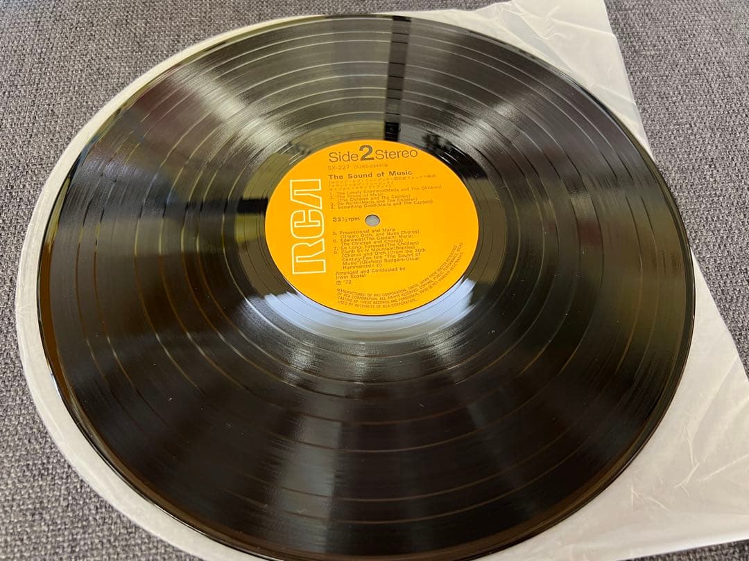 The Sound of Music Original Soundtrack LP 1972 Japan RCA SX-227 W/ Obi Poster