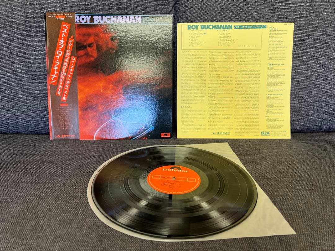 Roy Buchanan - Best Of Roy Buchanan Vinyl LP Japan Press MPF1020 OBI Liner