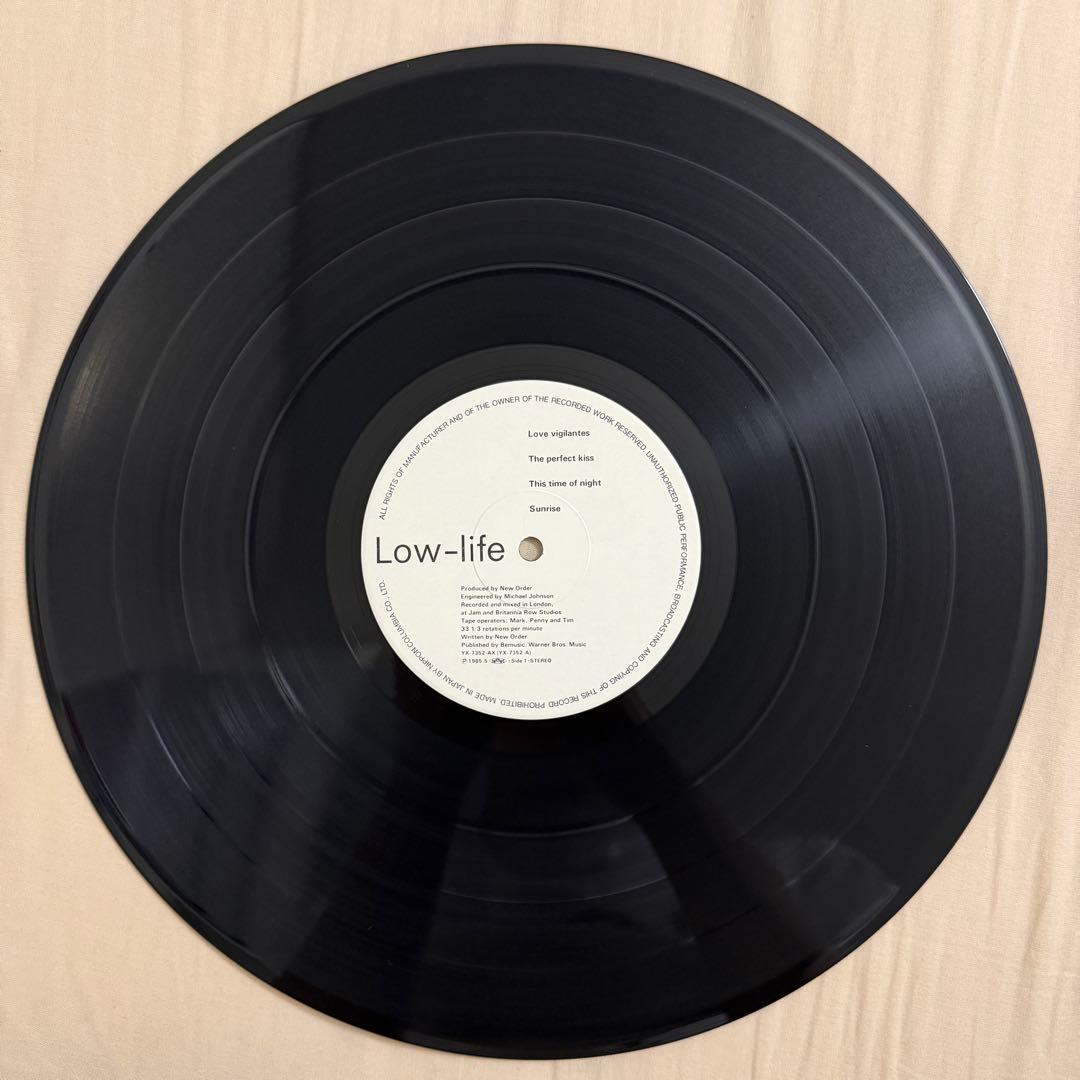 New Order Low-Life LP Japan Obi Insert Vinyl Record 1985 Synth Pop Factory