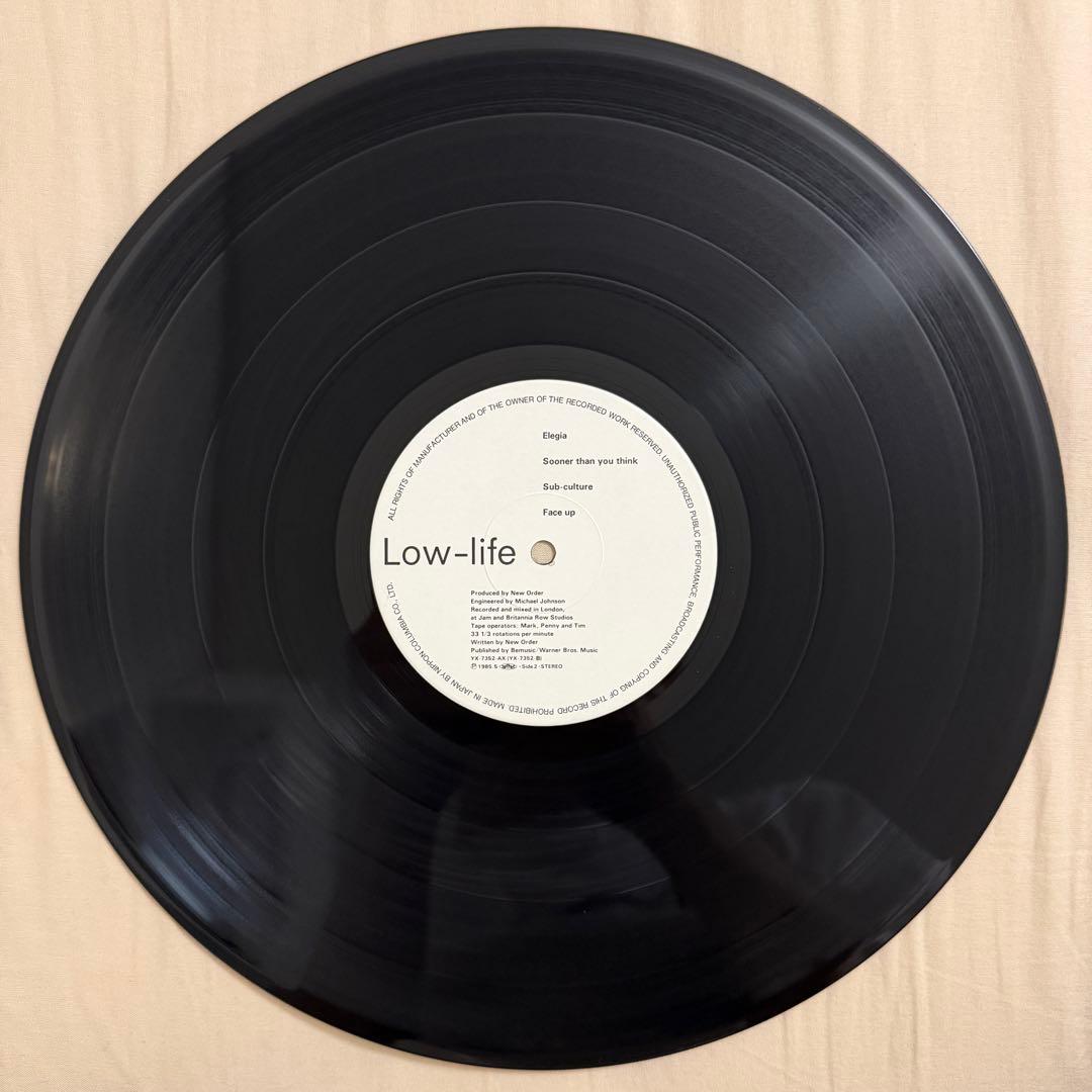 New Order Low-Life LP Japan Obi Insert Vinyl Record 1985 Synth Pop Factory