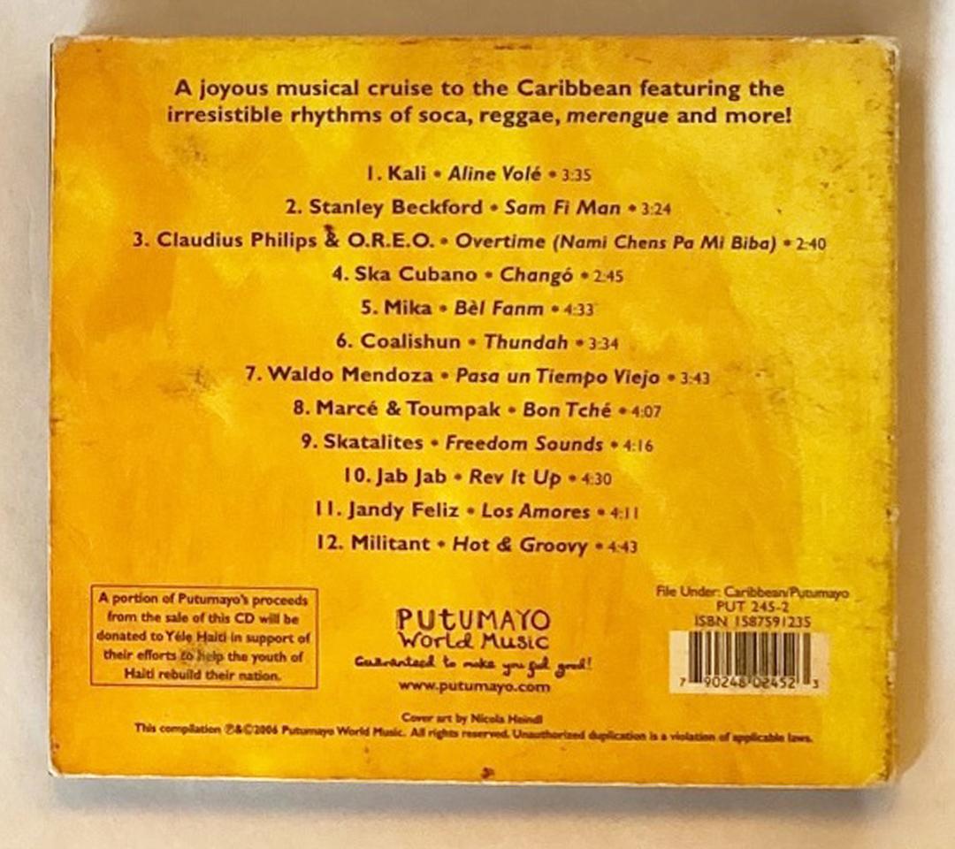 Putumayo Caribbean CD Used - Slight Wear, World Music with Reggaeton, Salsa | Japansoundstore