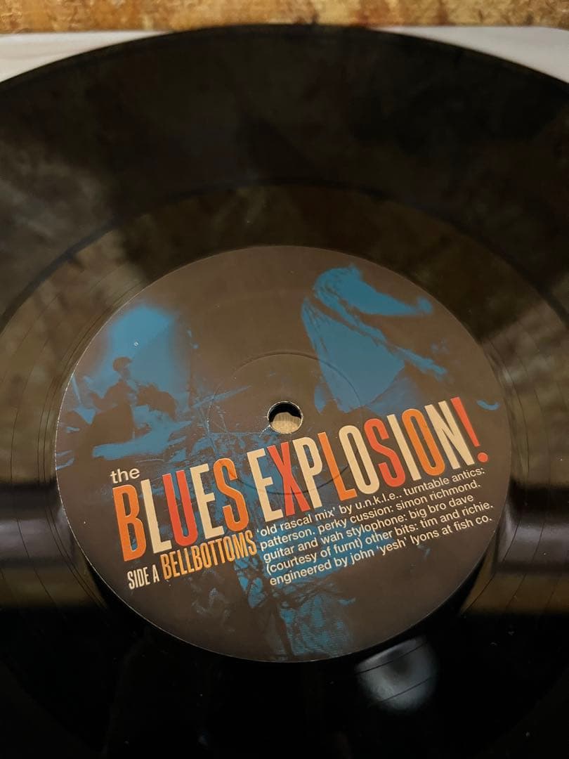 The Blues Explosion! Bellbottoms 12-inch Vinyl LP Marble Color Record Japan