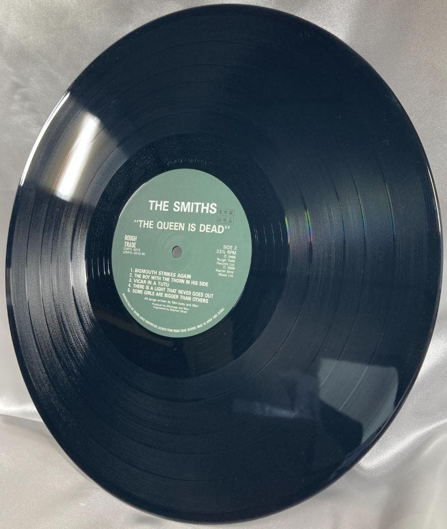 The Smiths The Queen Is Dead Japan LP Vinyl Record Promo w/ Obi Rare