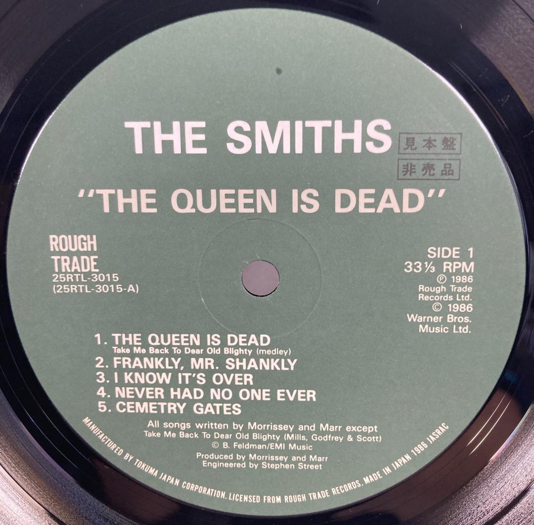 The Smiths The Queen Is Dead Japan LP Vinyl Record Promo w/ Obi Rare