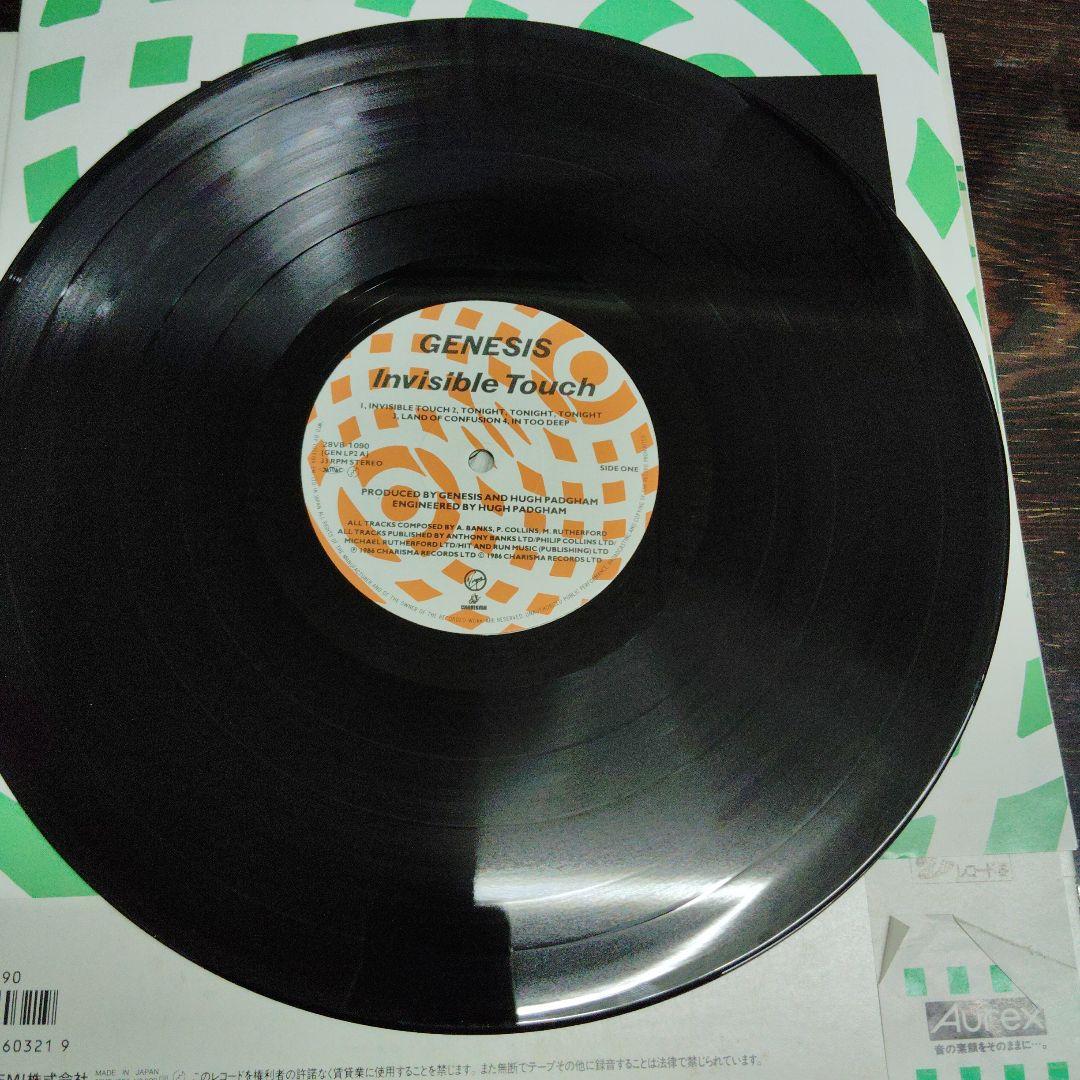 GENESIS Invisible Touch Vinyl LP 1986 Japan 28VB-1090 With Obi Strip