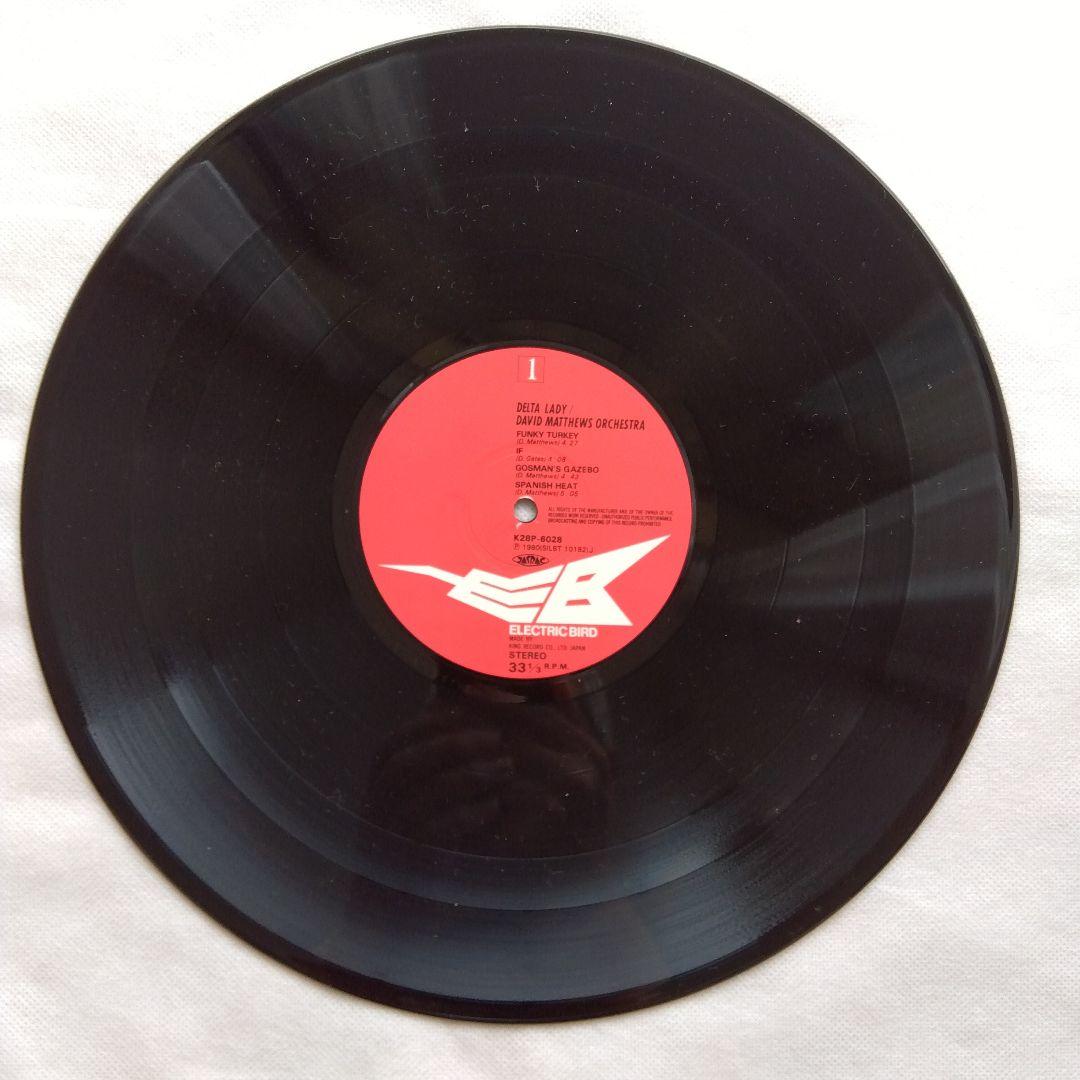 David Matthews Orchestra - Delta Lady Japan Vinyl LP K28P-6028 Fusion Jazz
