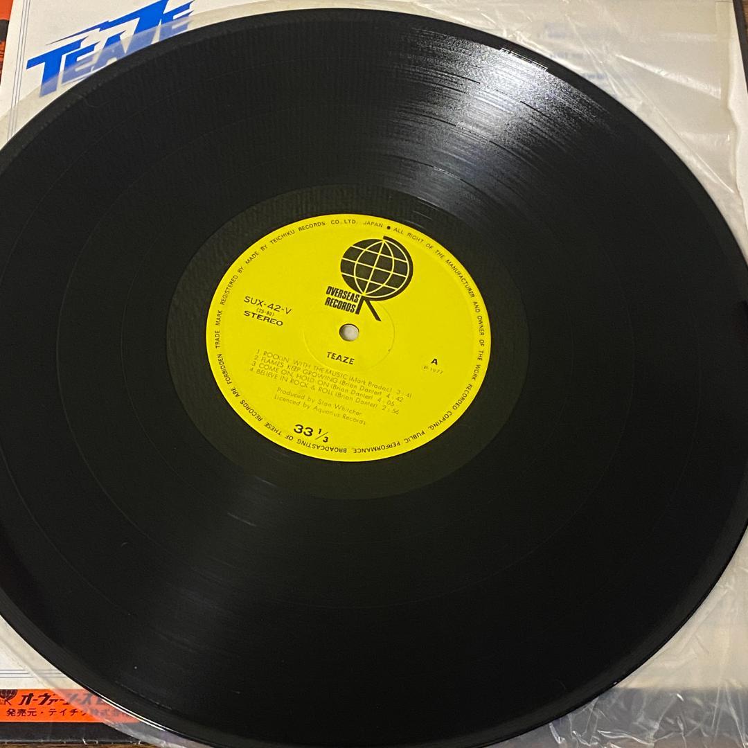 Teaze LP Record Nightly Teas SUX42V with Obi Used Hard Rock Melodic Rock | Japansoundstore