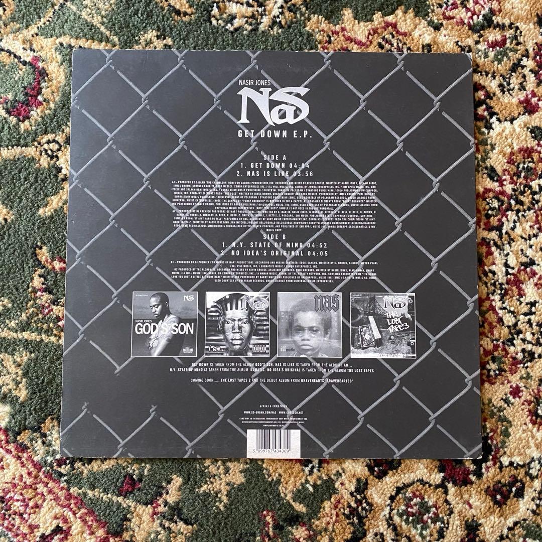 Nas - Get Down E.P. Vinyl Record LP Hip Hop Classic
