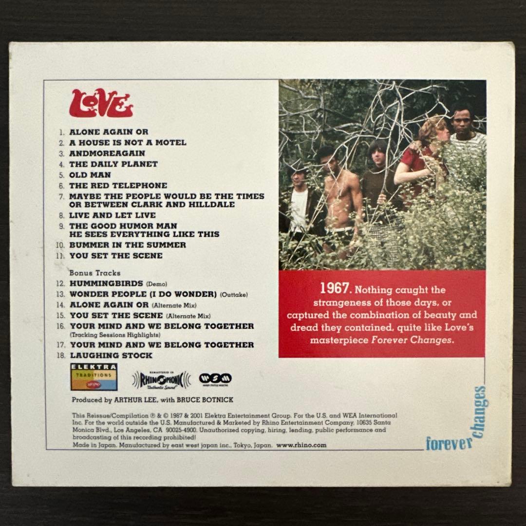 LOVE Forever Changes CD Japan Press Deluxe Edition 2001 Reissue