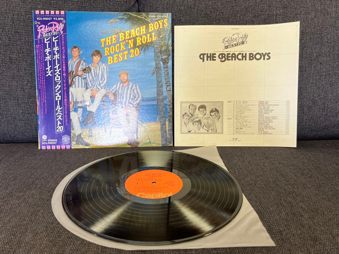The Beach Boys Rock'N Roll Best 20 Vinyl LP Japan First Pressing 1S/1S OBI