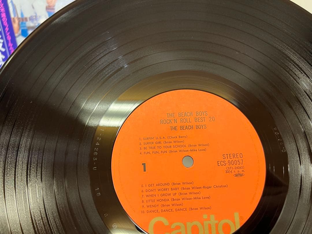 The Beach Boys Rock'N Roll Best 20 Vinyl LP Japan First Pressing 1S/1S OBI