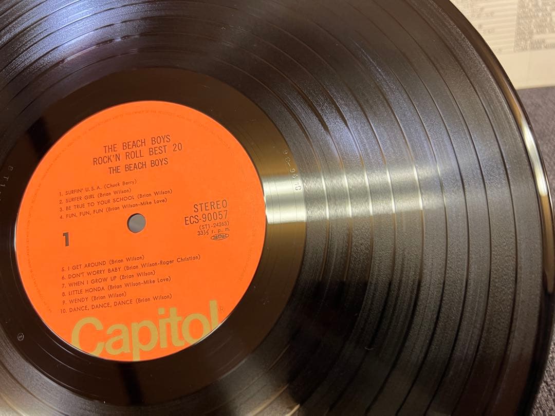 The Beach Boys Rock'N Roll Best 20 Vinyl LP Japan First Pressing 1S/1S OBI