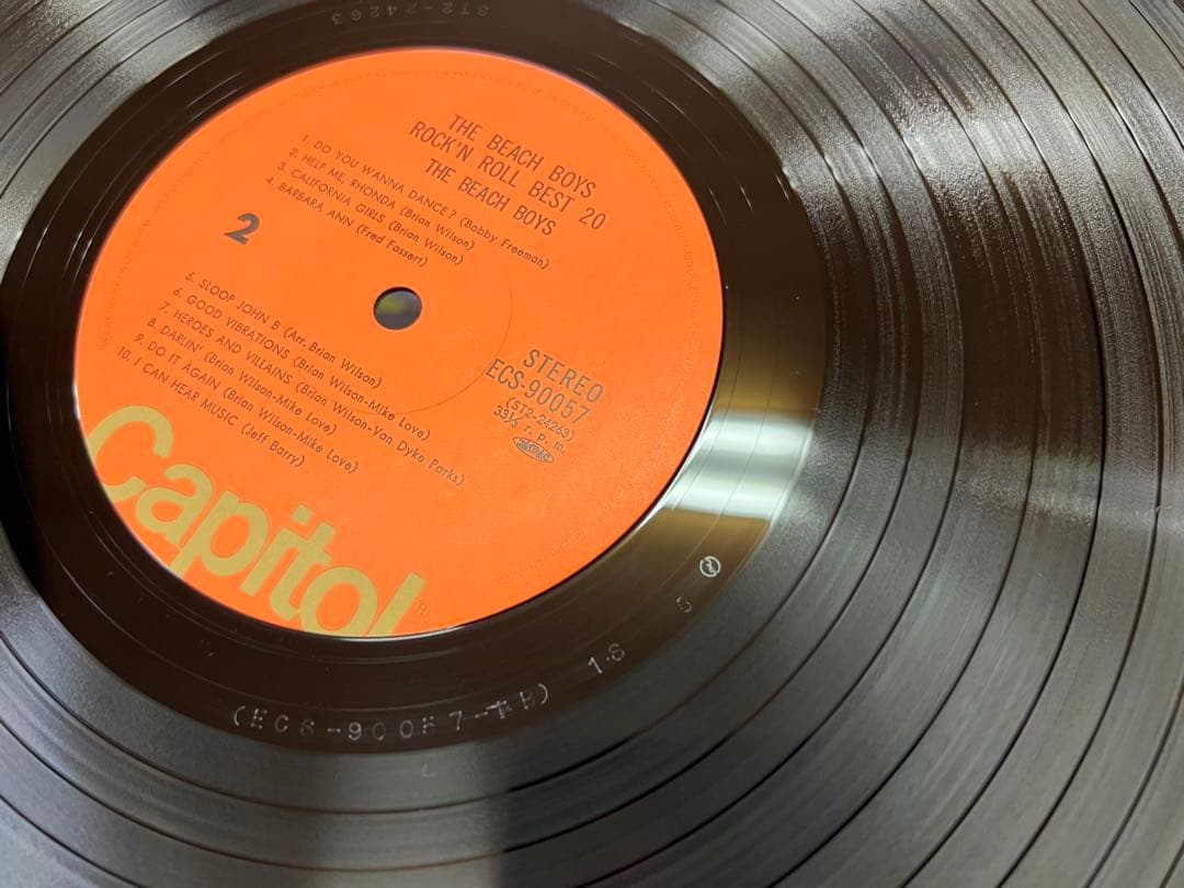 The Beach Boys Rock'N Roll Best 20 Vinyl LP Japan First Pressing 1S/1S OBI
