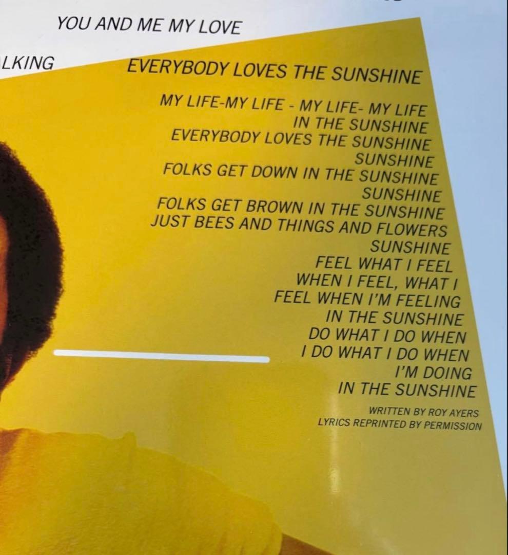 Roy Ayers Ubiquity - Everybody Loves the Sunshine LP Lemonade Vinyl