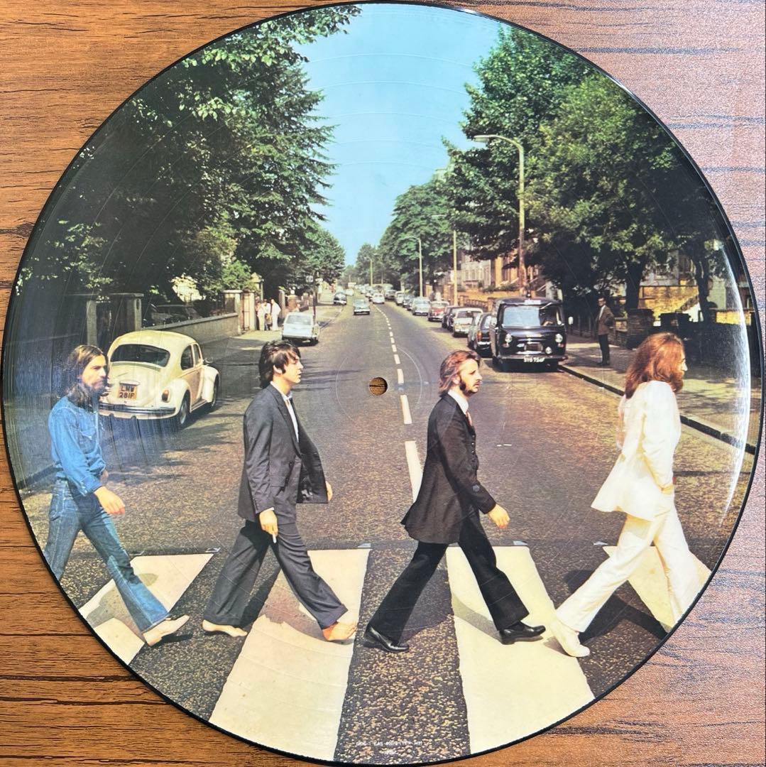 The Beatles Abbey Road Japan Picture Disc LP 1979 EAS-90072 w/ Obi & Inserts