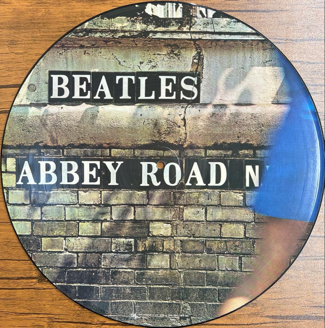 The Beatles Abbey Road Japan Picture Disc LP 1979 EAS-90072 w/ Obi & Inserts