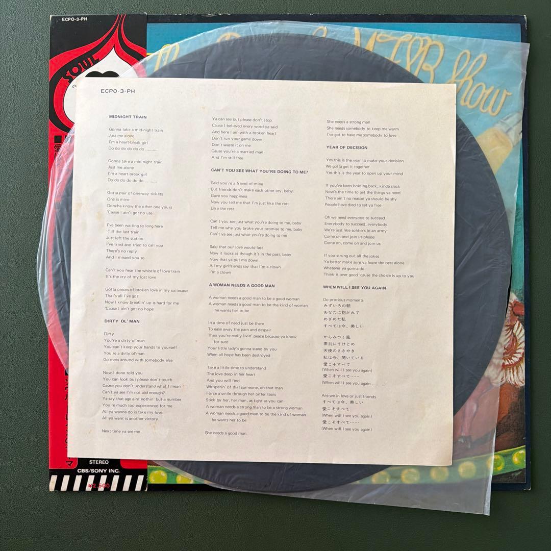 The Three Degrees & MFSB Show Vinyl LP Japan 1974 Obi Philly Soul Funk Disco