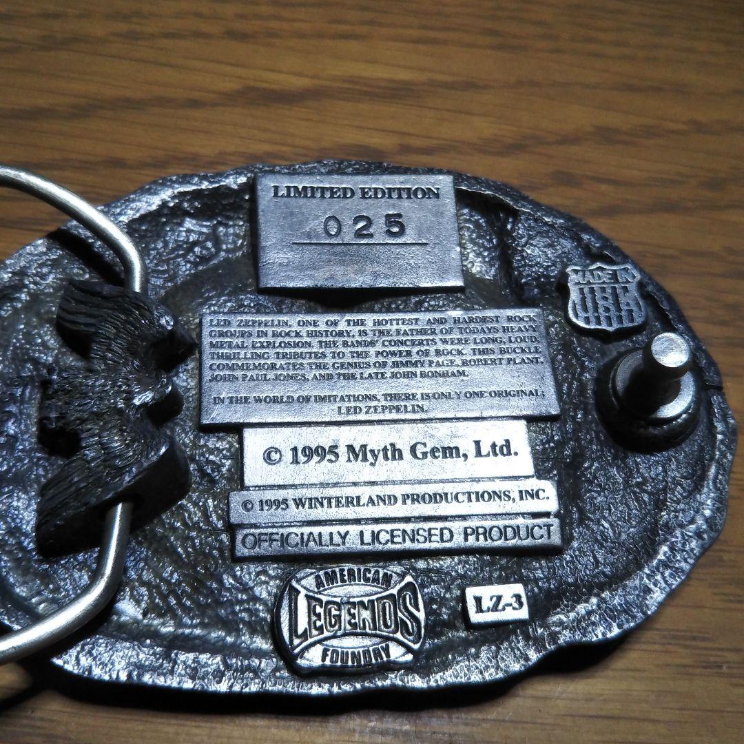 Led Zeppelin Belt Buckle, Rare Limited Edition NO25,  in Box, Made in USA | Japansoundstore