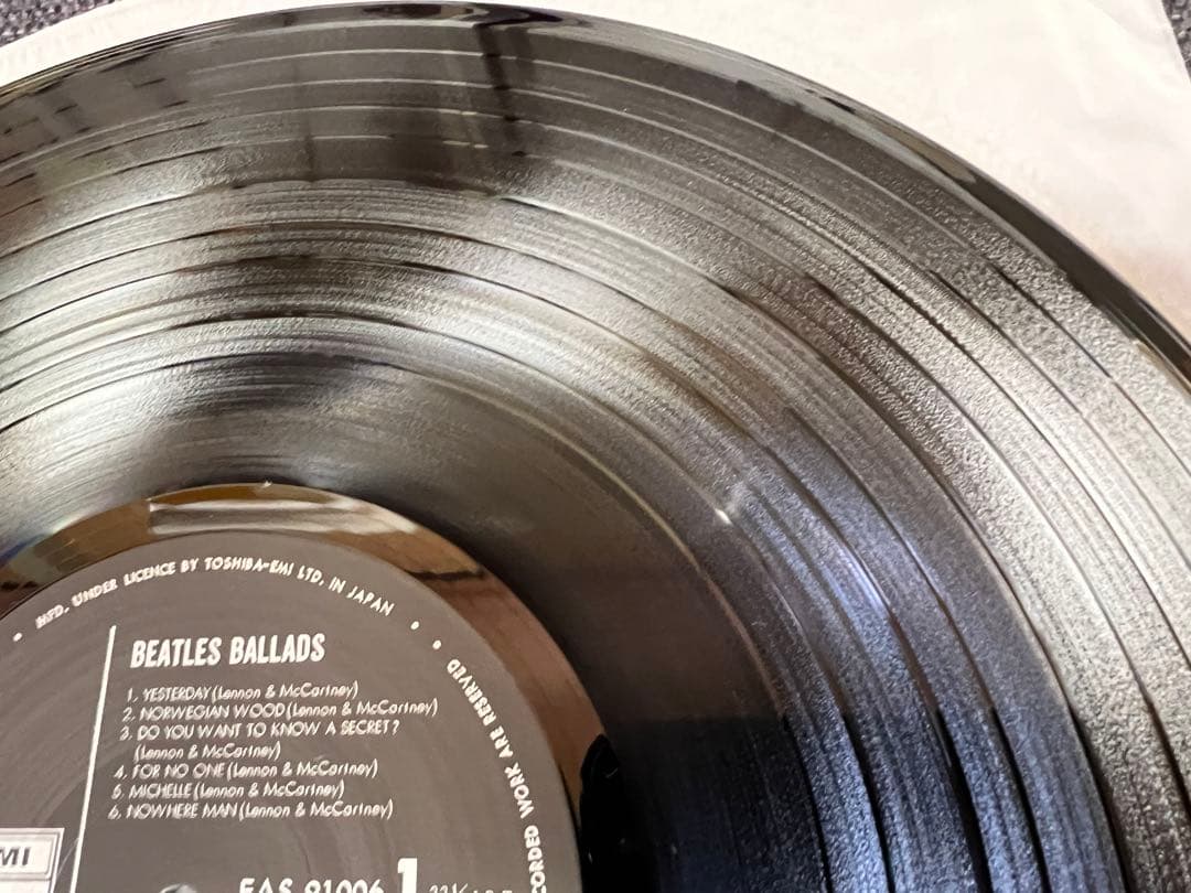 The Beatles - Beatles Ballads 20-Track LP Japan Pressing w/ Obi EAS-91006