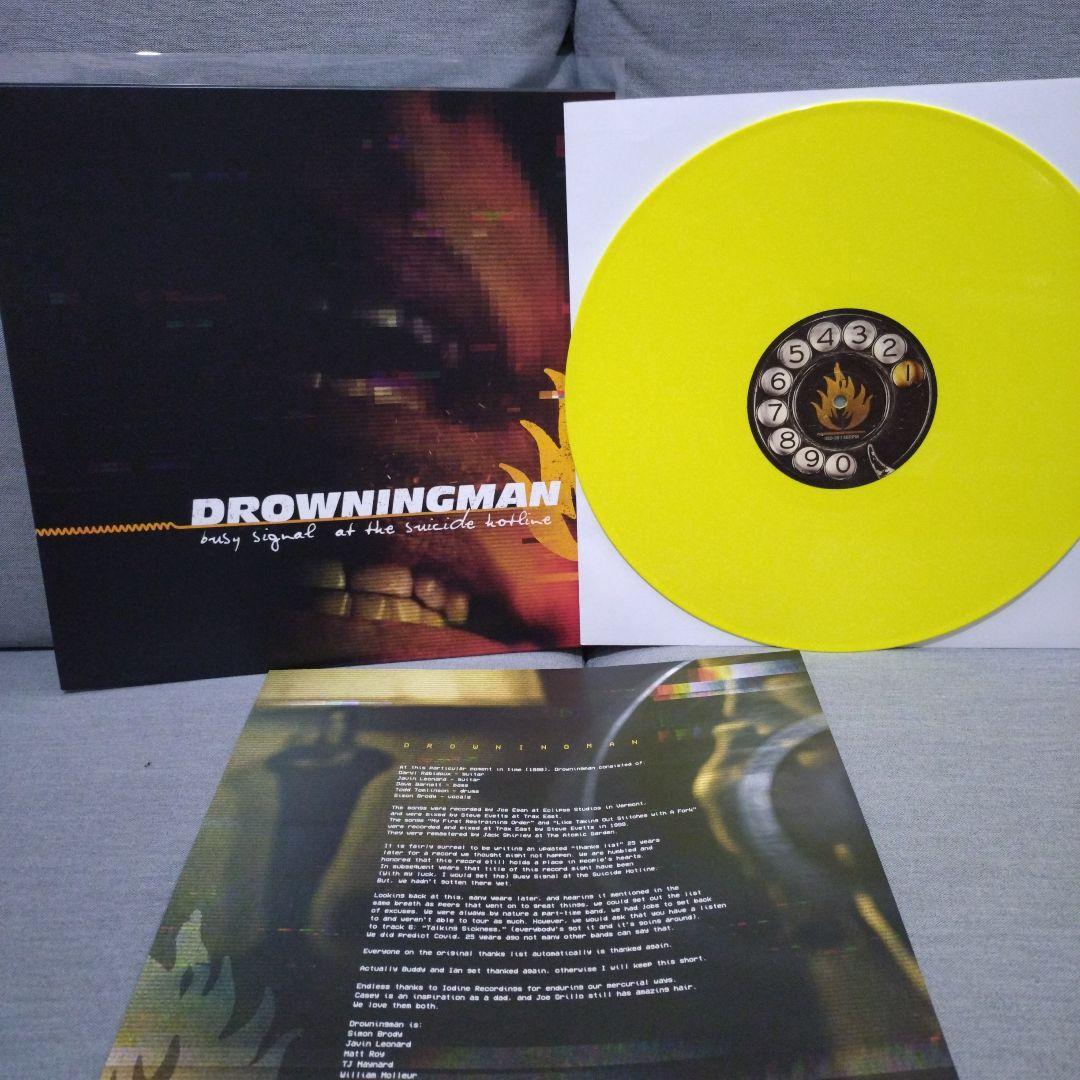 Drowningman Busy Signal Yellow 12" LP Hardcore Near Mint Record | Japansoundstore