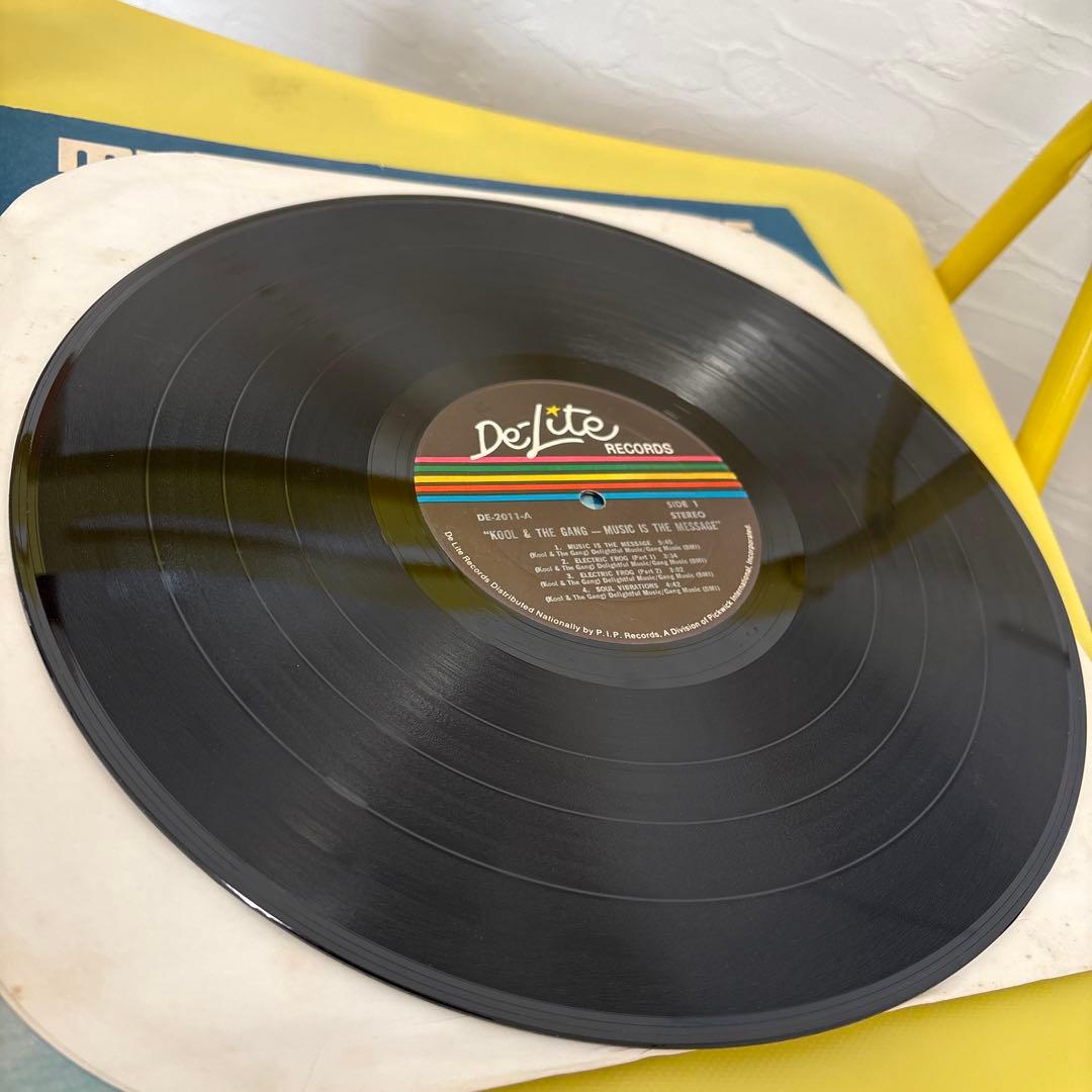 Kool & The Gang - Music Is The Message Vinyl LP Album De-Lite Records Funk Soul