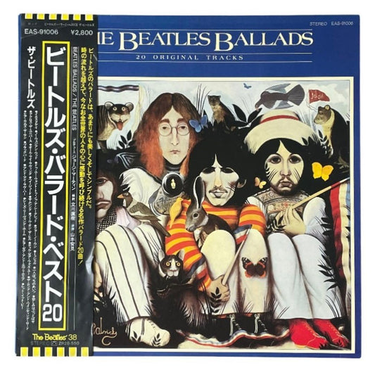 THE BEATLES - Ballads 20 Original Tracks LP Japan EAS-91006 With Obi