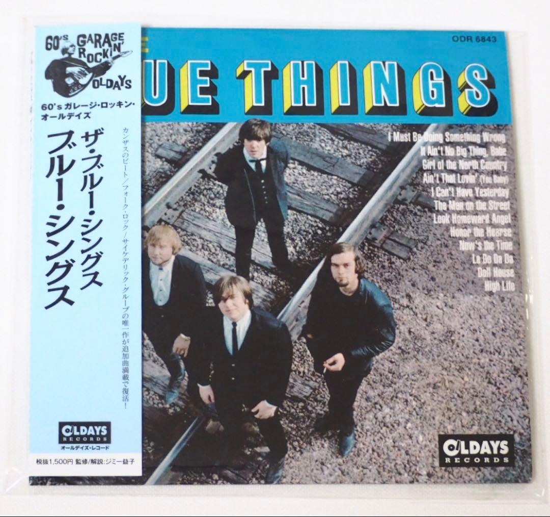 The Blue Things - The Blue Things CD Japan Press, Mini LP, OBI, Bonus Tracks