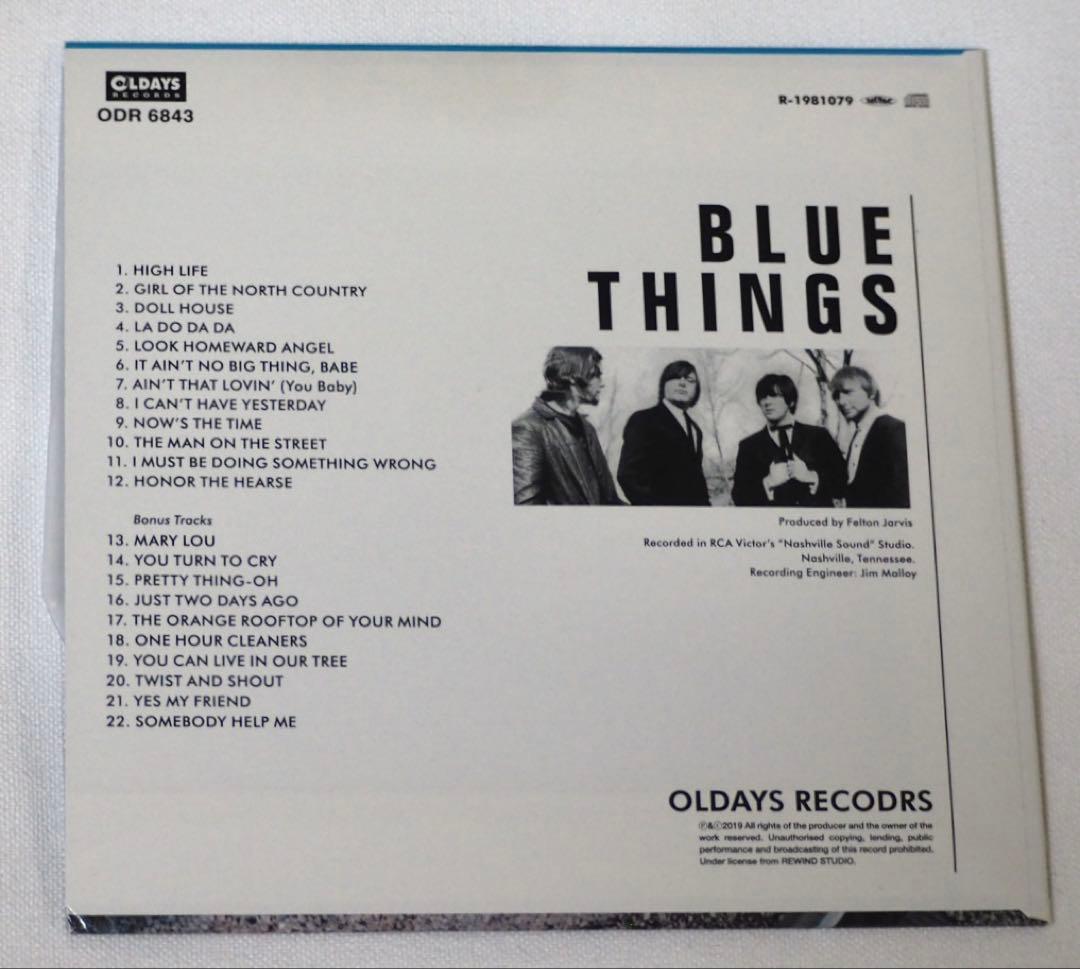 The Blue Things - The Blue Things CD Japan Press, Mini LP, OBI, Bonus Tracks