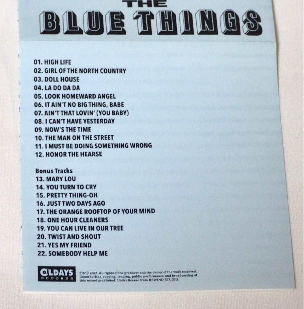 The Blue Things - The Blue Things CD Japan Press, Mini LP, OBI, Bonus Tracks