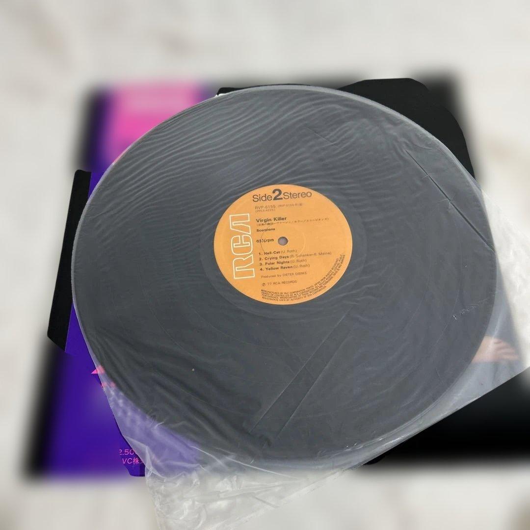 Scorpions Virgin Killer LP with Obi Hard Rock 1976, Near Mint Condition | Japansoundstore