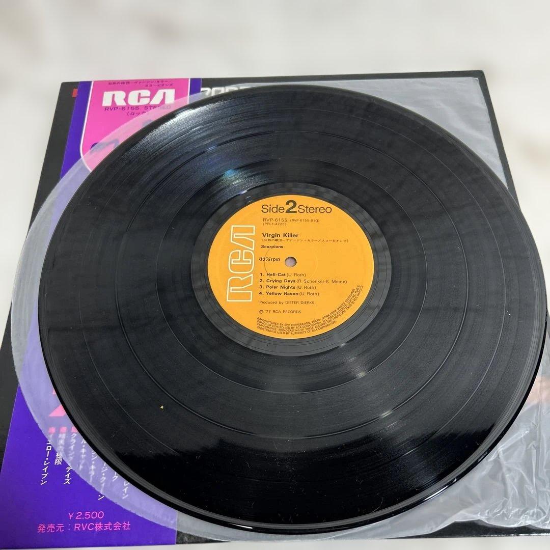 Scorpions Virgin Killer LP with Obi Hard Rock 1976, Near Mint Condition | Japansoundstore
