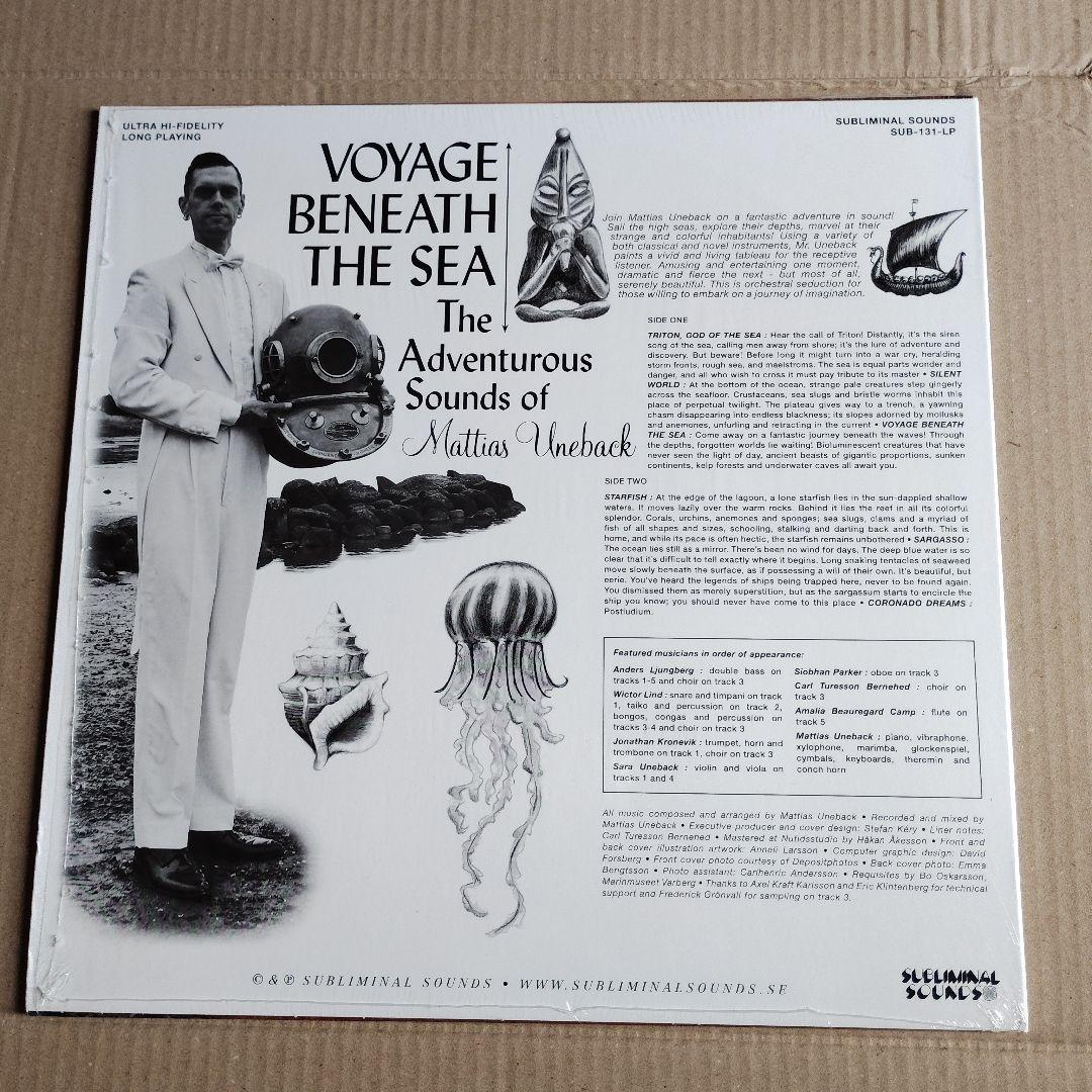 Mattias Uneback - Voyage Beneath The Sea (Blue Vinyl LP) Experimental Exotica