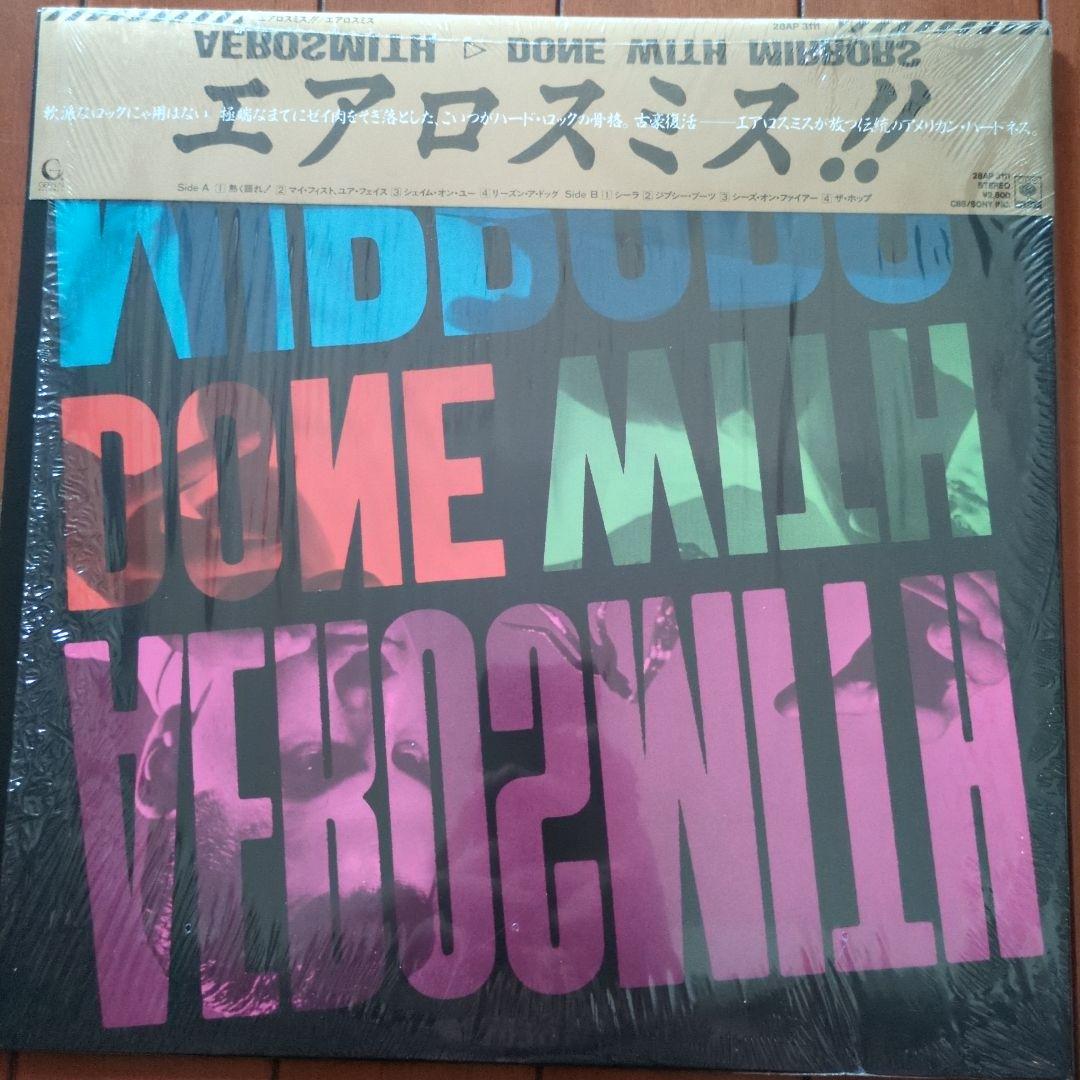 Aerosmith - Done With Mirrors LP Japan 1985 Geffen 28AP 3111 + Obi + Insert