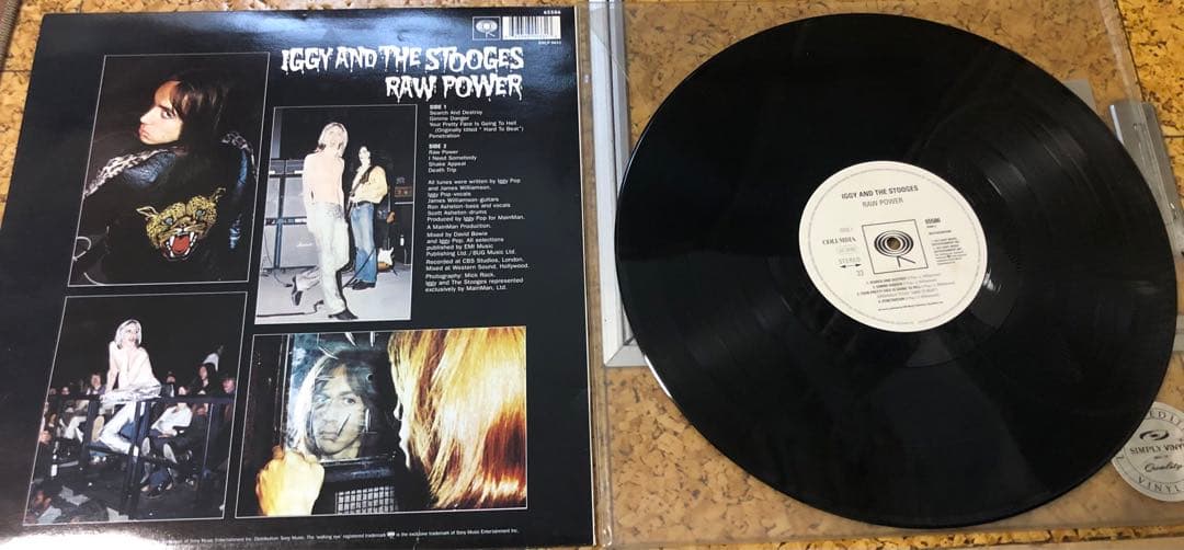 Iggy and The Stooges - Raw Power LP Simply Vinyl 180g Import Classic Punk