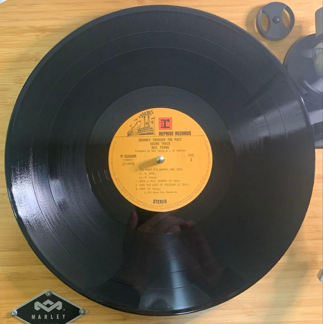 Neil Young Journey Through The Past Soundtrack 2LP Japan Vinyl Records P-5068~9R