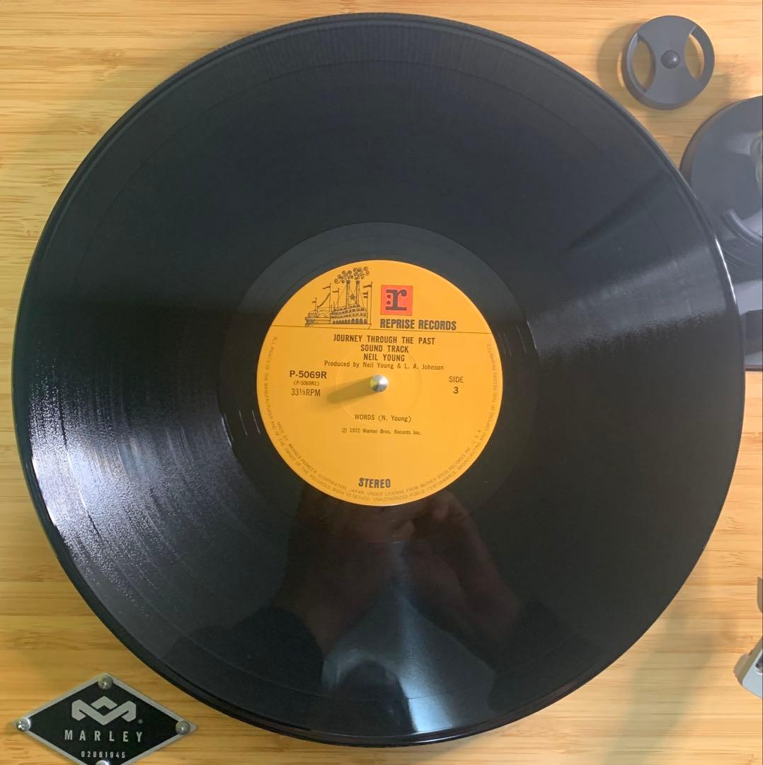 Neil Young Journey Through The Past Soundtrack 2LP Japan Vinyl Records P-5068~9R