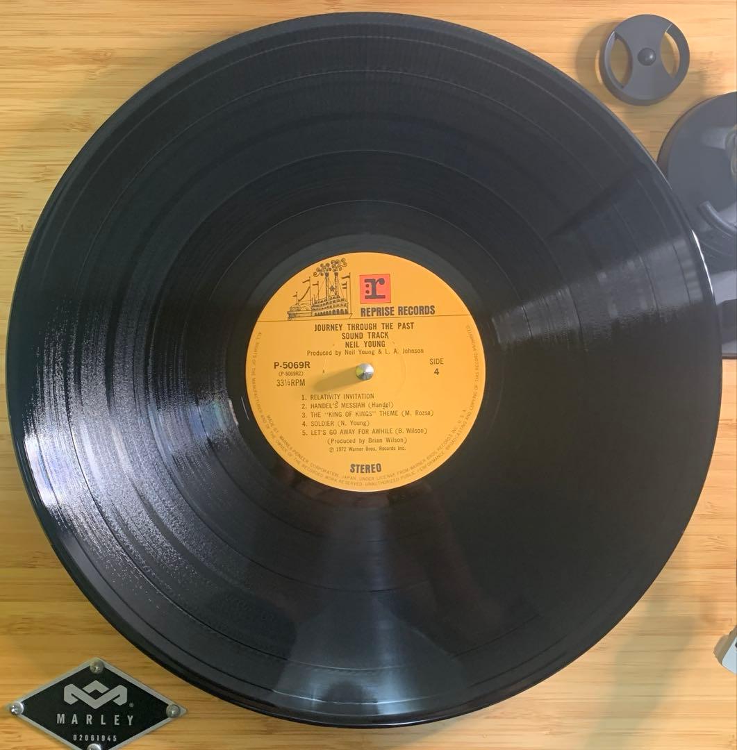 Neil Young Journey Through The Past Soundtrack 2LP Japan Vinyl Records P-5068~9R