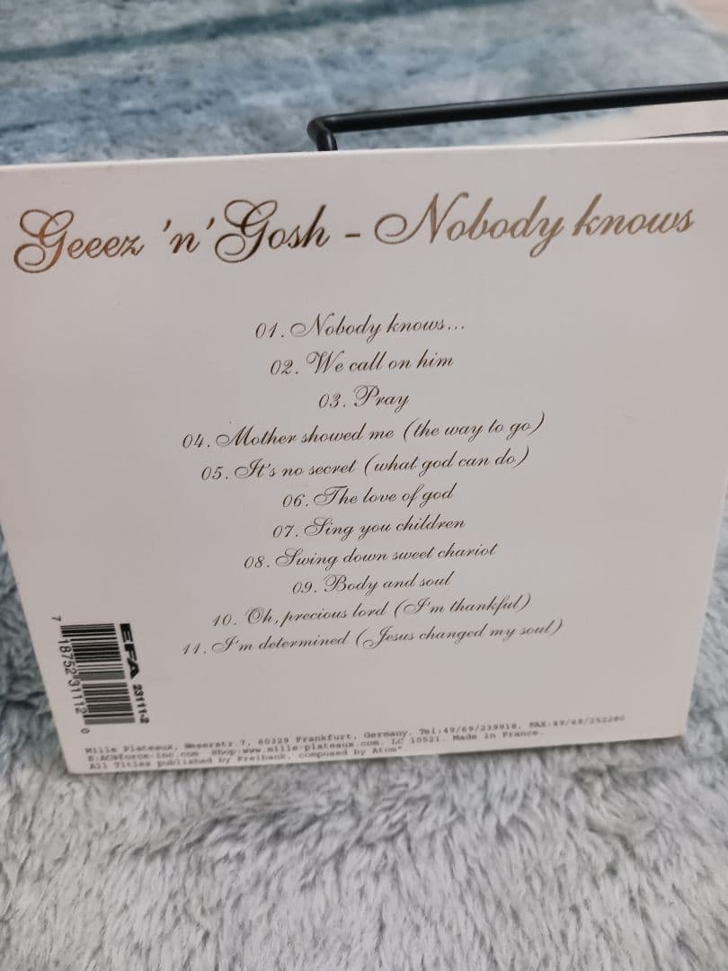 Geeez 'n' Gosh - Nobody Knows CD (2002) Atom™ Uwe Schmidt Mille Plateaux