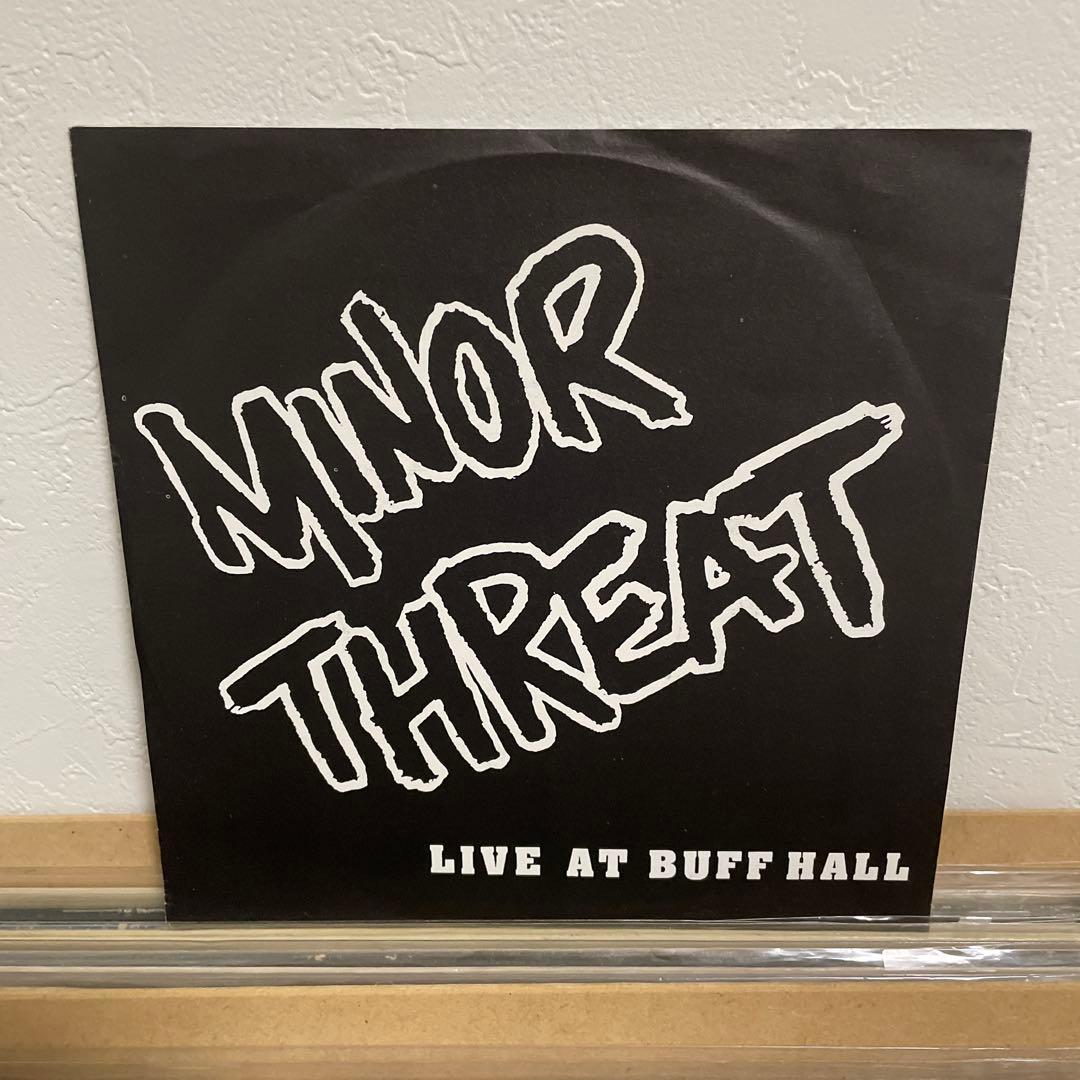 MINOR THREAT Live At Buff Hall 7" EP Hardcore Punk Lost And Found Rare Import