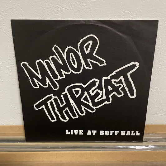 MINOR THREAT Live At Buff Hall 7" EP Hardcore Punk Lost And Found Rare Import