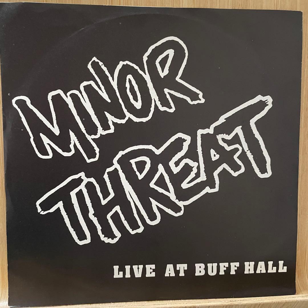 MINOR THREAT Live At Buff Hall 7" EP Hardcore Punk Lost And Found Rare Import