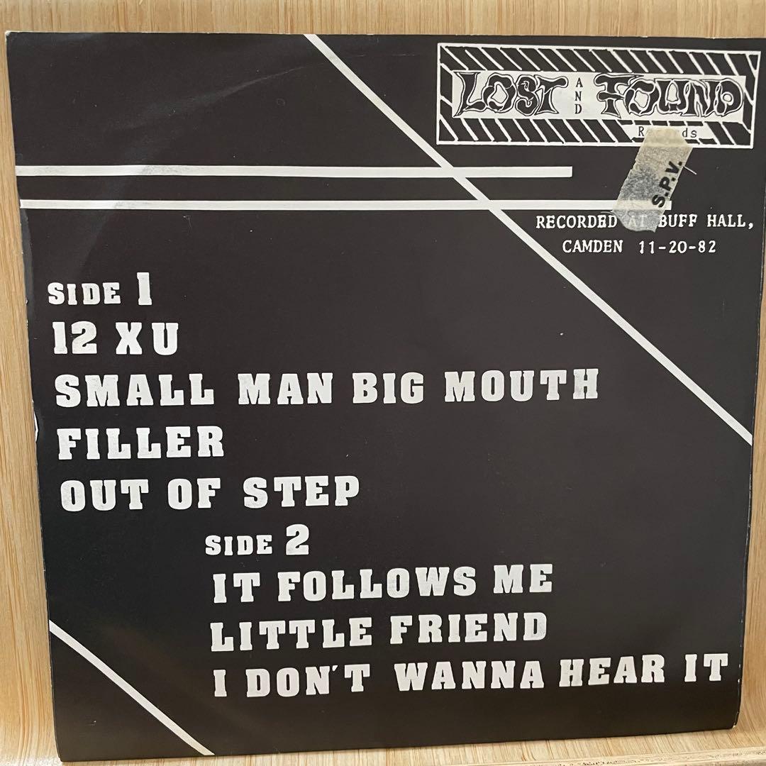 MINOR THREAT Live At Buff Hall 7" EP Hardcore Punk Lost And Found Rare Import